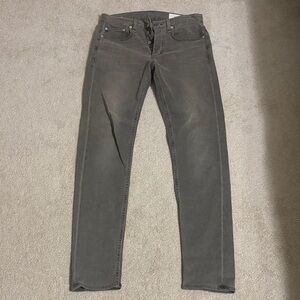 Rag & Bone Charcoal Slim Fit Jeans